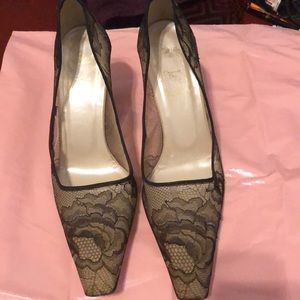 Christian Dior - Black Lace pumps, Size 40